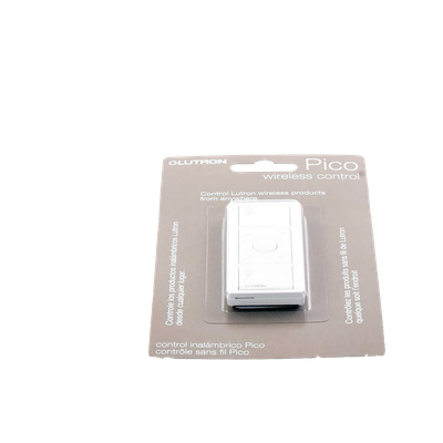 Control Inalámbrico de Iluminación / 3 Botones con Subir y Bajar / Alcance 18 m (59.1 ft) / Batería 10 Años / RF para Sistemas Lutron