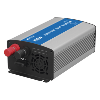Inversor de Onda Senoidal Pura / 280 W Nominal / 350 W Pico / Entrada 12 VCC / Salida 120 VCA / 95% Eficiencia