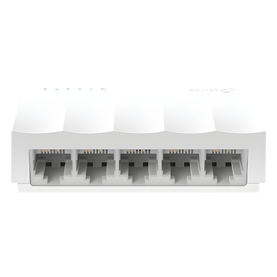 Switch no administrado / 5 puertos 10/100Mbps / Fanless / Green Ethernet / 83.6 x 45.7 x 22.8 mm