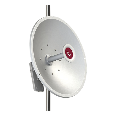 Antena Parabólica Direccional / 5 GHz / 30 dBi / Rango 4.7 - 5.875 GHz / Conector RP-SMA Hembra / Resistencia Viento 201 km/h (125 mph)