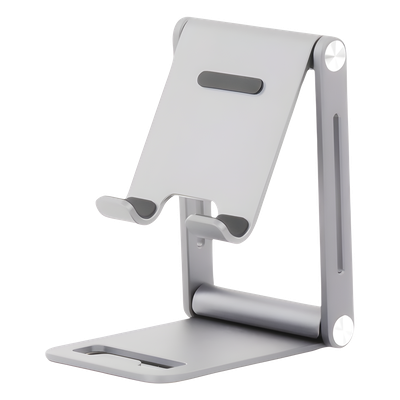 Soporte para Teléfono Celular / Aluminio / Ajustable / Plegable / 4.7'' a 7.9'' / Antideslizante
