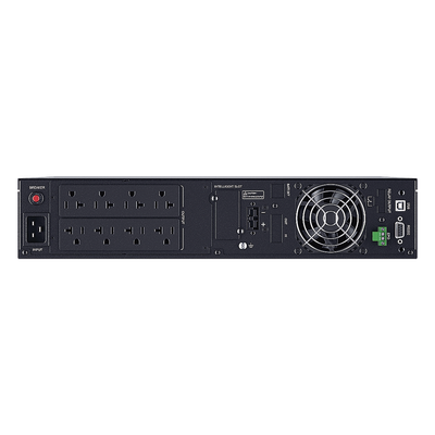 UPS Online Doble Conversión / 2000 VA / 1800 W / 120 Vca / 8 Tomas NEMA 5-20R / Rack o Torre 2 UR / Onda Senoidal Pura
