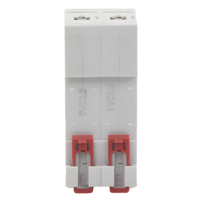 Interruptor Termomagnético DC / 2 Polos / 32 A / 800 Vcc / Curva C / 6 kA / Montaje Riel DIN
