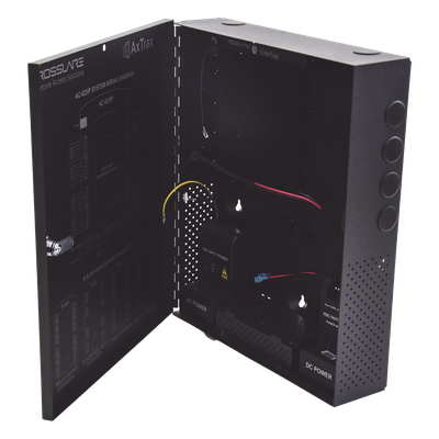 Gabinete de Control de Acceso / 110 VCA a 12 VCC 4A / Compatible con AC825IP y Expansores D805/R805/S805/P805 / Soporte PL712 o PL912