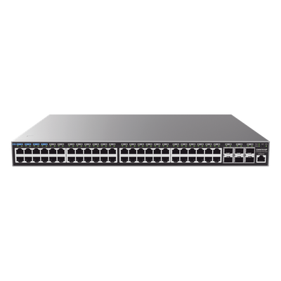 Switch Capa 3 PoE+ Administrable / 48 Puertos Gigabit / 6 SFP+ 10G / 740W / 216 Gbps / 2.43 ft (0.74 m) Altura