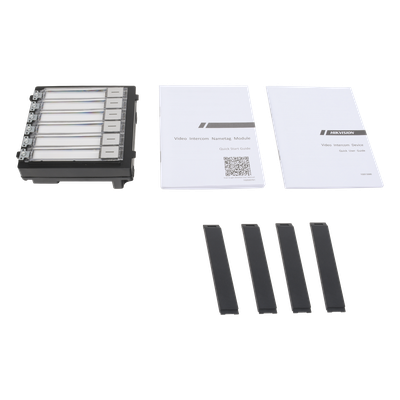 Módulo de Botones para Videoportero Modular / 6 Botones / Montaje Empotrado o Superficie / IP65 / Consumo 2 W