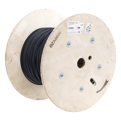 Cable de Fibra Óptica / 6 Hilos / Interior-Exterior / Tight Buffer / No Conductiva / LS0H / OM4 50/125 / 1 Metro (3.28 Pies)