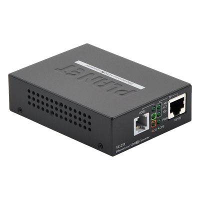 Convertidor de Medios / VDSL2 / RJ-45 / RJ-11 / POTS / 6.6W / Larga Distancia