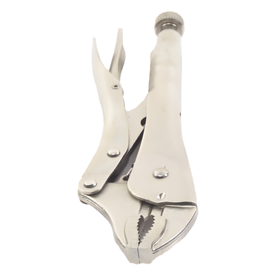 Pinza de Presión Ajustable / 10" (25.4 cm) / Quijada Curva / Corta Alambres Integrado / Acero CR-V / Apertura 1-1/2" (3.81 cm)