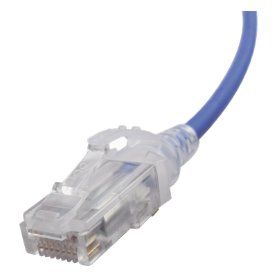 Patch Cord / Cat6 UTP / CM/LS0H / 1.52 m (5 ft) / 28AWG Diámetro Reducido / Azul