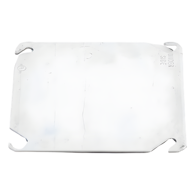 Tapa Ciega Cuadrada / 4 Pulgadas / Acero Galvanizado / 0.286 kg / Cajas 4"x2"