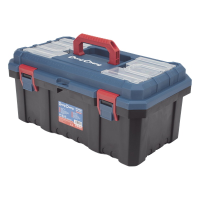 Caja de Herramientas / 19 in. / PP Reforzado / 490×270×225 mm / Bandeja Combinable / Resistente a Impactos