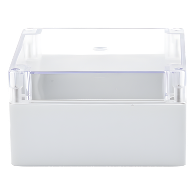Gabinete Plástico para Exterior / IP65 / IK07 / 160 x 160 x 90 mm / Tapa Transparente / ABS 3 mm / -20 a 60 °C