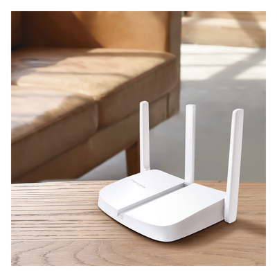 Router Inalámbrico N / Wi-Fi 2.4 GHz 300 Mbps / 4 Modos de Operación / 3 Antenas 5 dBi / 1 WAN + 3 LAN 10/100 Mbps / IPv6 e IPTV