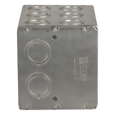 Caja Multigang / 3 Gangs / 3.5 in Profundidad / 19 Entradas 1/2-3/4 in / 67.3 in³ Capacidad