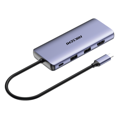 Hub USB-C 11 en 1 / HDMI 4K + VGA / 4 Puertos USB / RJ45 Gigabit / PD 100W / Lector SD y Micro SD / Aluminio