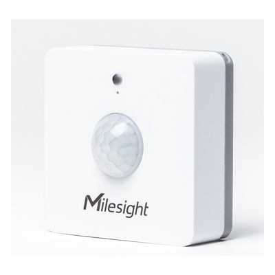 Sensor de Ocupación LoRaWAN / Detección PIR y Luz / 120° x 100° / Alcance 8 m (26.2 ft) / 1-60000 Lux / Alcance RF 15 km (9.3 mi)