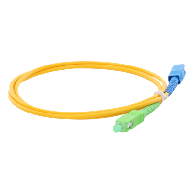 Jumper de Fibra Óptica / Monomodo OS2 G.652D / SC/APC-SC/UPC / Simplex / 1 m (3.28 ft) / Forro PVC 2 mm