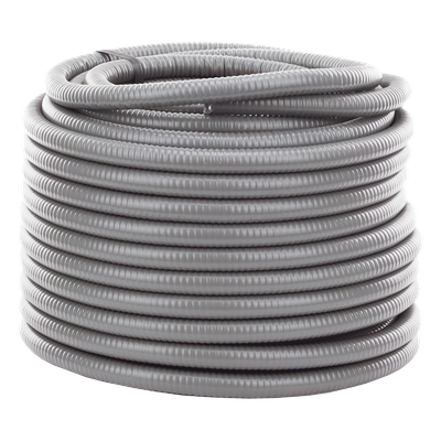 Tubo Flexible Liquidtight / 3/4" (19 mm) / Acero Pregalvanizado + PVC / Rollo 50 m (164 ft) / NEMA 4 / IP65