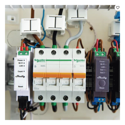 Medidor de Energía Trifásico / Wi-Fi 802.11 b/g/n / Ethernet RJ45 / Riel DIN / 120 A por Fase / Memoria 60 Días