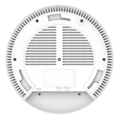 Punto de Acceso Wi-Fi 6 / 5.38 Gbps / MU-MIMO 4x4:4 / Cobertura 175 m (574.1 ft) / 256 Clientes / PoE+ Dual Gigabit