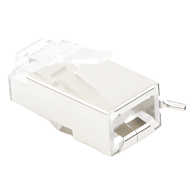Conector RJ45 Blindado / Cat5e / FTP-STP / Pin a Tierra / Paquete 100 pzas