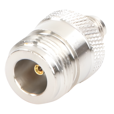 Adaptador Coaxial / FME-Hembra a N-Hembra / 50 Ohm / Conectores Chapados en Oro