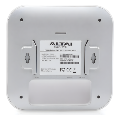 Punto de Acceso Wi-Fi 6 / Doble Banda 2.4/5 GHz / 1,774 Mbps / 512 Clientes / Cobertura 250 m (820.2 ft) / PoE 802.3af/at