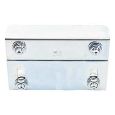 Guía Superior Ajustable / 4 Rodillos Nylon 30 mm / Acero Galvanizado / Puertas 35-62 mm / 2.27 kg