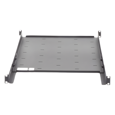 Charola Ajustable para Rack / 19" / 1U / Profundidad 633-816 mm (2.08-2.68 ft) / Acero Calibre 16 / Carga 44 kg (97 lb)