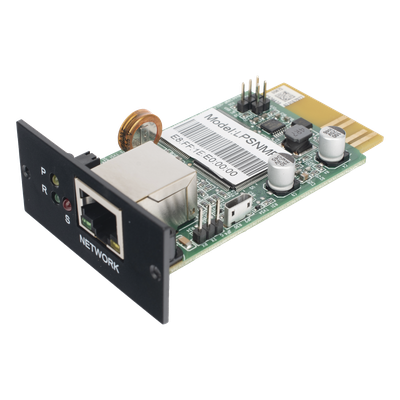 Tarjeta de Monitoreo Remoto SNMP / 10/100 Mbps / HTTPS-SSL / Sensor Temp-Humedad / Control Remoto UPS
