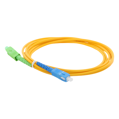 Jumper de Fibra Óptica / Monomodo OS2 G.652D / SC/APC-SC/UPC / Simplex / 2 m (6.56 ft) / 3 mm