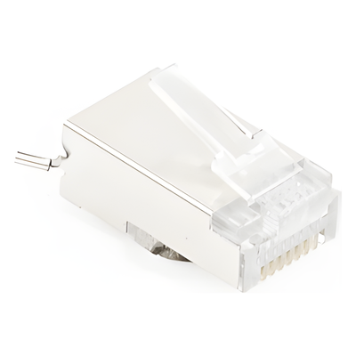 Conector RJ45 Blindado / Cat5e / FTP-STP / Pin a Tierra / Paquete 100 pzas