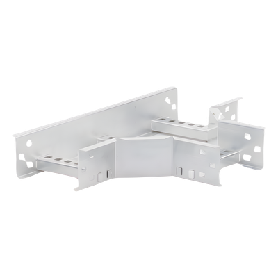 Derivación T Horizontal / Perfil Z / Peralte 3 1/4" / Ancho 6" / Radio de Curvatura 8" / Aluminio de Alta Resistencia / Normas NEMA-VE1, NEMA-VE2, NMX-J-511-ANCE