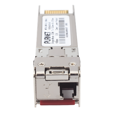 Transceptor WDM SFP+ / 10G LC / Fibra Monomodo 60 km (37 mi) / Hot-Swappable / 0°C a 60°C