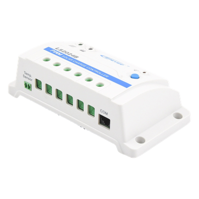 Controlador Solar PWM / 20 A / 12/24 VCC / RS-485 / Baterías Gel-AGM-Selladas / Parámetros Configurables