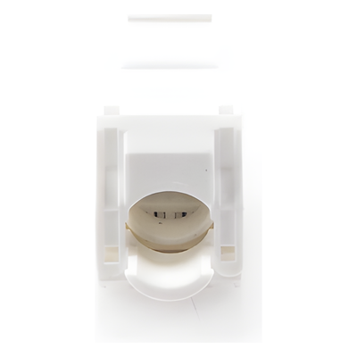 Módulo Jack Keystone / Cat5e / Toolless / Terminación 180° / UTP / 1 Puerto / Blanco