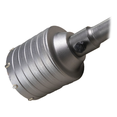 Broca Pasamuros SDS / 65 mm / Extensión 220 mm / Triple Filo / Carburo de Cobalto / Concreto
