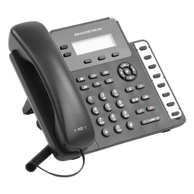 Teléfono IP / 2 Líneas SIP / 8 Teclas BLF / Conferencia 3 Vías / Pantalla LCD 132x48 / PoE / Dual Gigabit