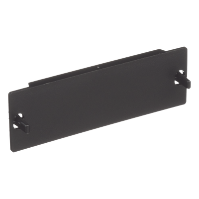 Placa Ciega / Reserva Espacio Paneles Fibra Óptica / TIA/EIA-568-C.3 / Color Negro