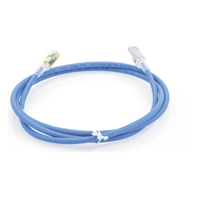 Patch Cord Cat6A UTP / CM / 1.52 m (5 ft) / Doble Aislamiento / 7.37 mm OD / Azul