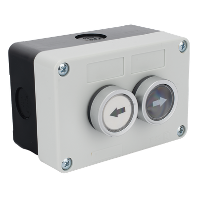 Botonera doble / IP40 / NO / 24VDC / 106 x 72 x 58 mm / 4.2 x 2.8 x 2.3 in