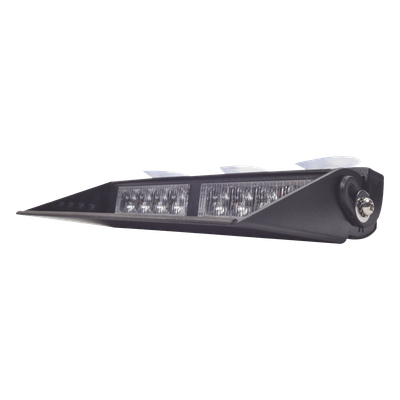 Luz de visera para interior / 12 VCC / 22 patrones de destello / 8 LED / 4.5 x 1.9 x 1.0 in