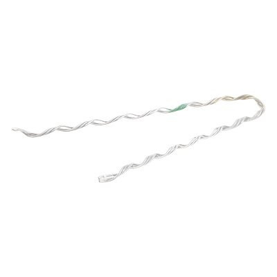 Remate Preformado / Acero Galvanizado / Fibra Drop Redonda / Ø3 mm / 196 mm (7.7') / 1200 kg