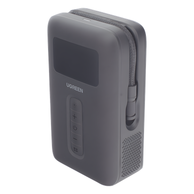 Inflador de Neumáticos Portátil / 150 PSI / Flujo 15 L/min / Batería 5000 mAh / Luz LED de Emergencia