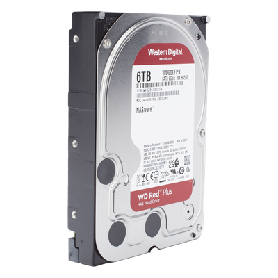 Disco Duro NAS / 6 TB / 5400 RPM / SATA III 6 Gb/s / Caché 128 MB / Uso 24-7 / Hasta 16 Bahías