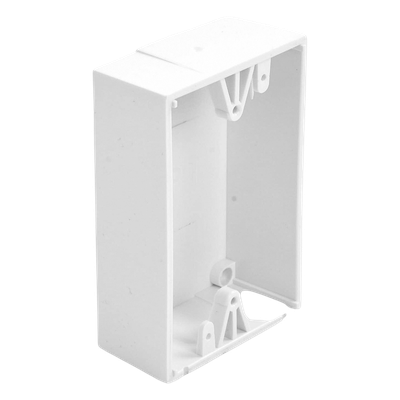 Caja de montaje trasera / 1.5 pulgadas profundidad / Policarbonato UL / Acero inoxidable / -40° a 121°C