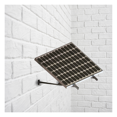 Soporte de Montaje Solar / Perfil de Aluminio Anodizado 1300 mm / Módulos 30-35 mm / Tornillos Autoperforantes Incluidos / Exterior