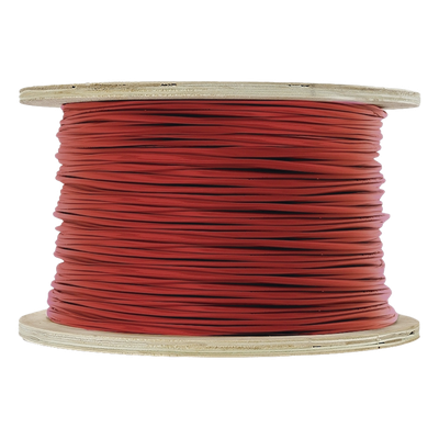 Cable para Alarmas de Incendio / 2x16 AWG / Blindado / Riser FPLR / 305 m (1000.7 ft) / PVC Rojo