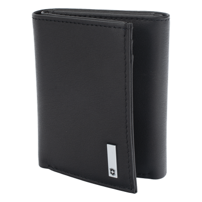 Cartera de Piel / Triple Pliegue / 6 Tarjetas / Divisor de Billetes / 9x10x3 cm / 0.1 kg